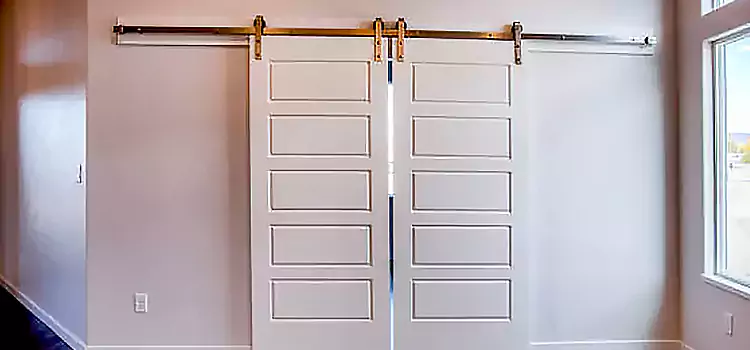 Glass Barn Door with Installation Hardware Kit Flower Mound